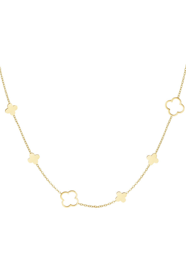 Pure Clover Kette | 18K vergoldet