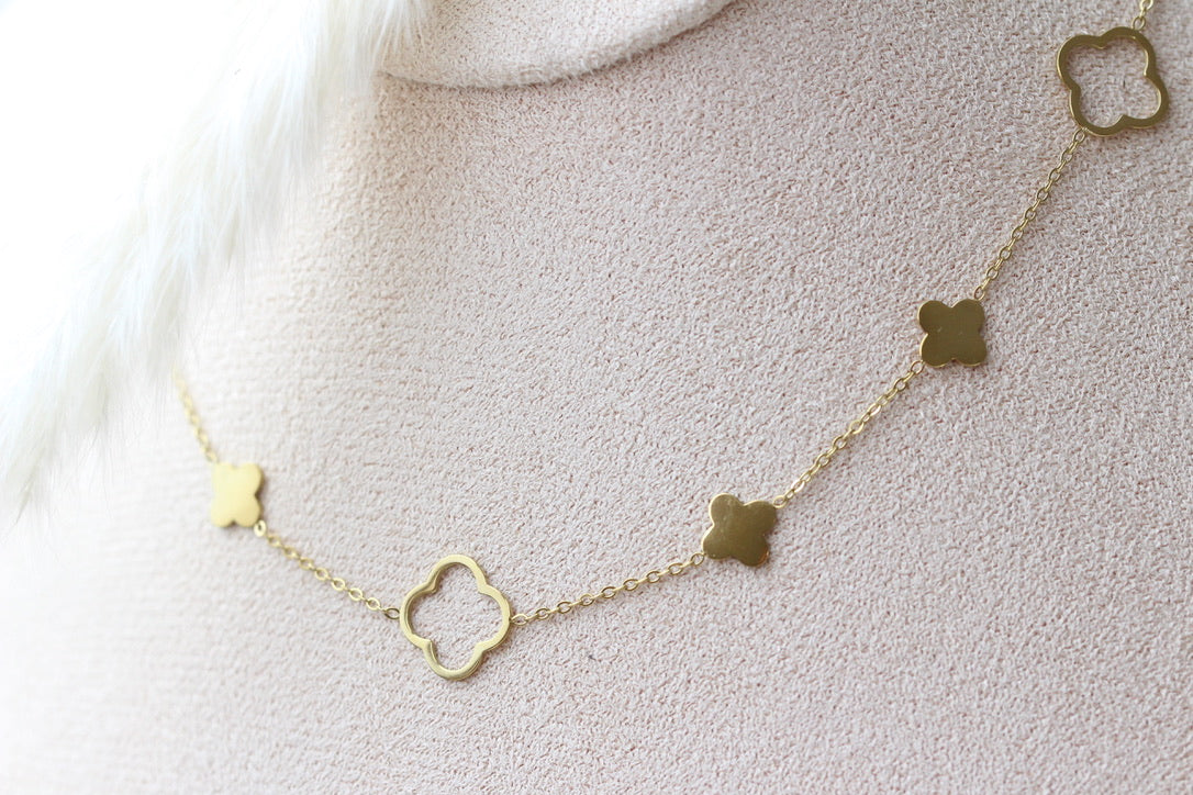 Pure Clover Kette | 18K vergoldet