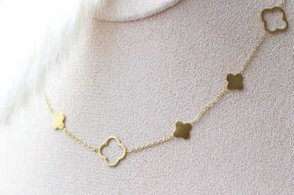 Pure Clover Kette | 18K vergoldet