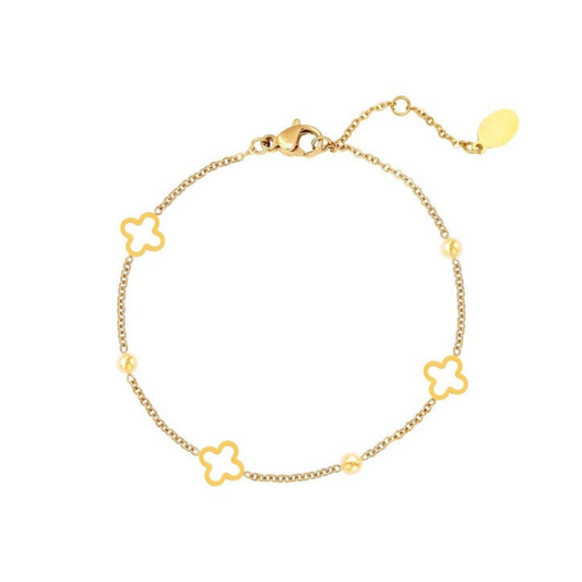 Clover Harmony Armband | 18K vergoldet